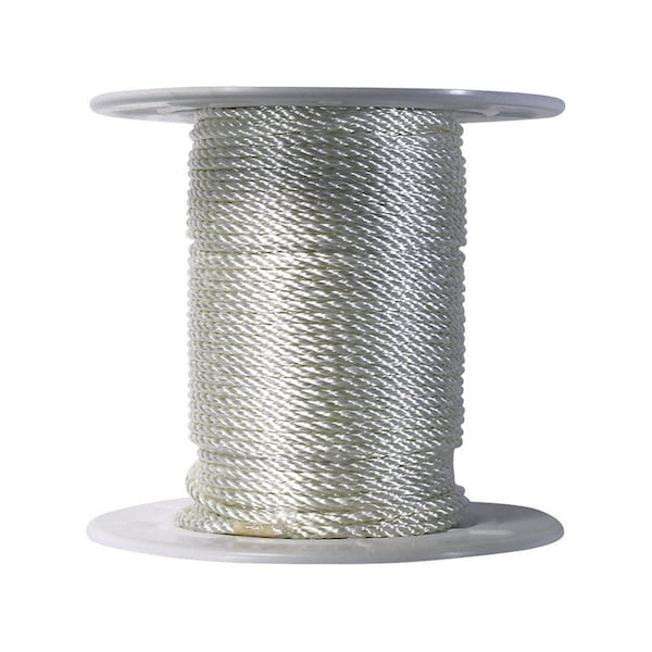 Koch Industries 1/4 in. D X 600 ft. L White Twisted Nylon Rope